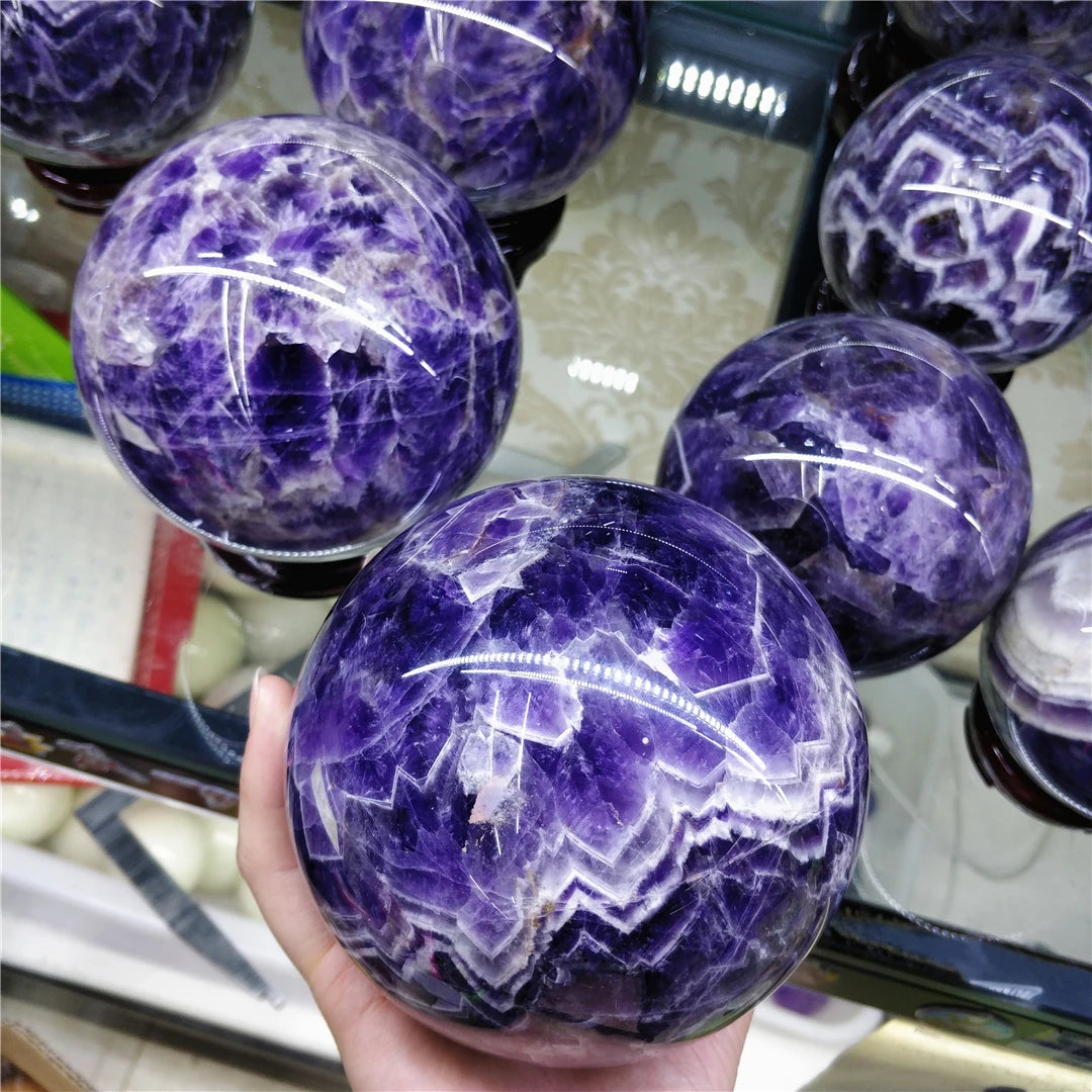 Purple Dream Amethyst Ball-ToShay.org