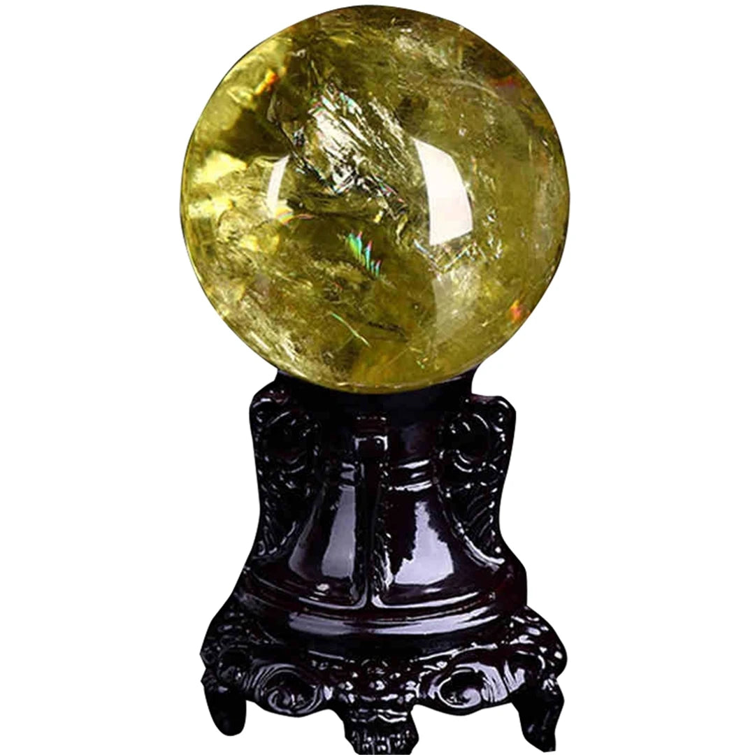 Yellow Citrine Crystal Ball-ToShay.org