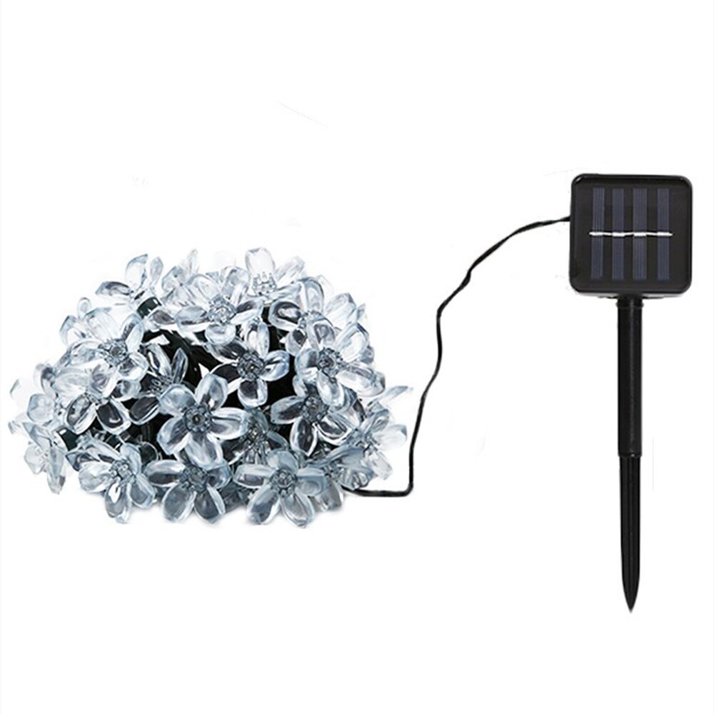 Peach Flower String Solar Lights-ToShay.org