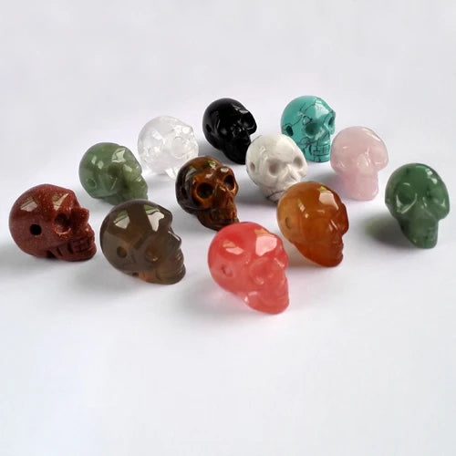 Mixed Crystal Skull Beads-ToShay.org
