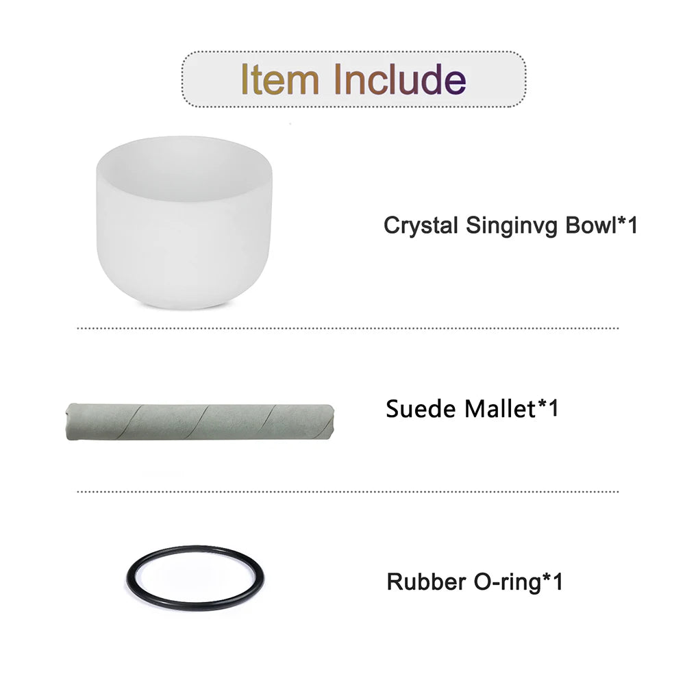 Frosted Crystal Singing Bowl-ToShay.org