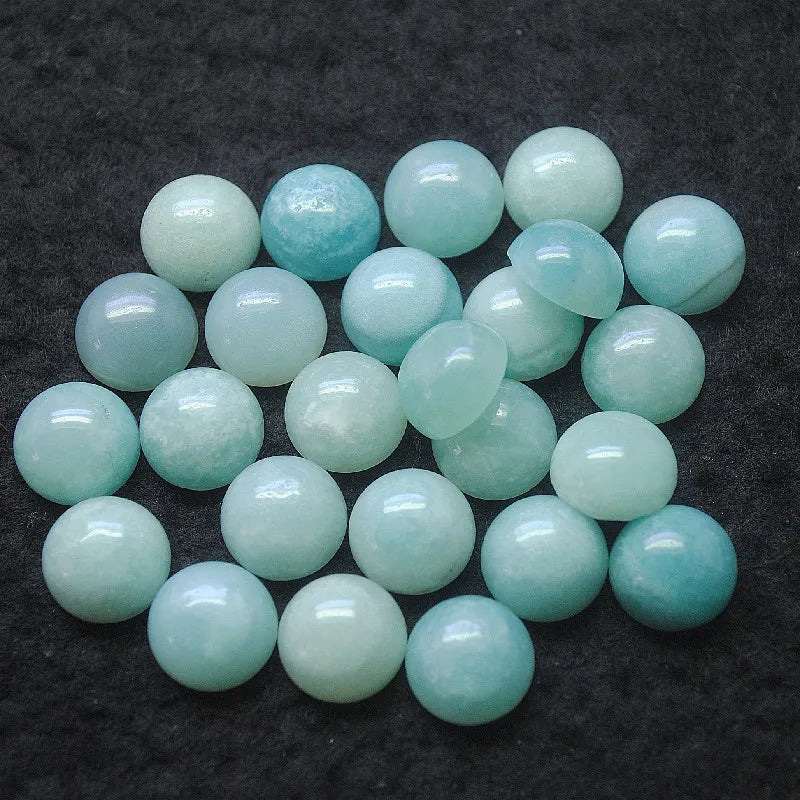 Blue Amazonite Cabochons-ToShay.org