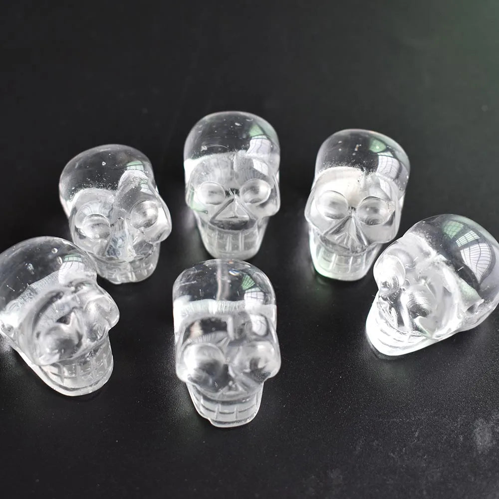 Clear Crystal Skull Beads-ToShay.org