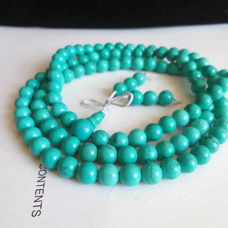 Blue Turquoise Prayer Beads-ToShay.org