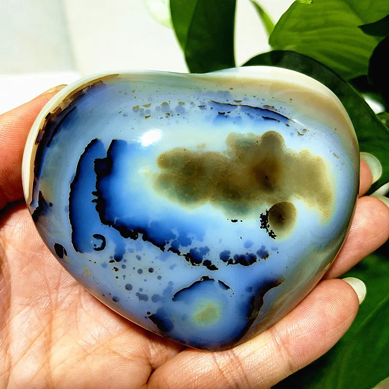 Green Moss Agate Heart-ToShay.org