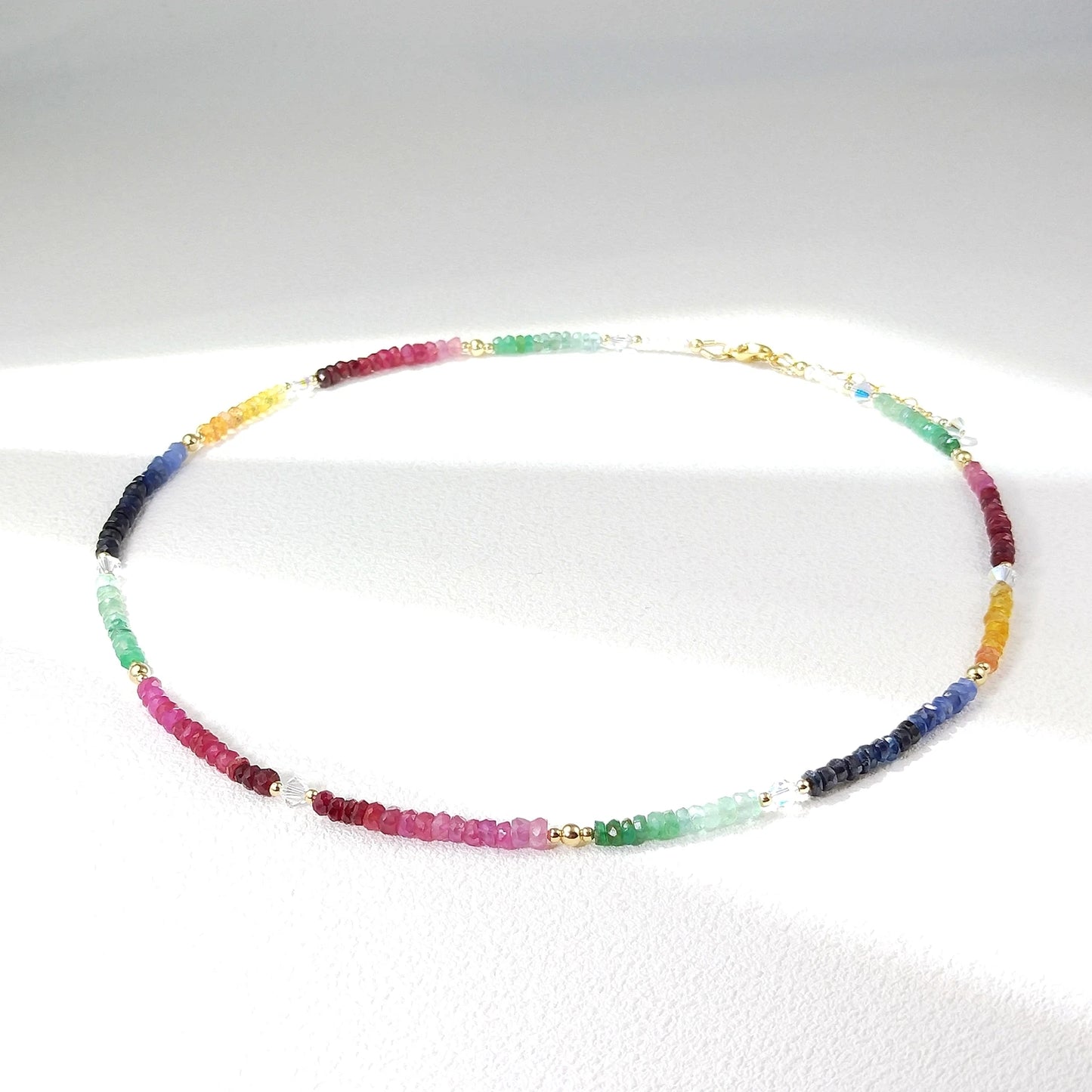 Rainbow Crystal Necklace-ToShay.org