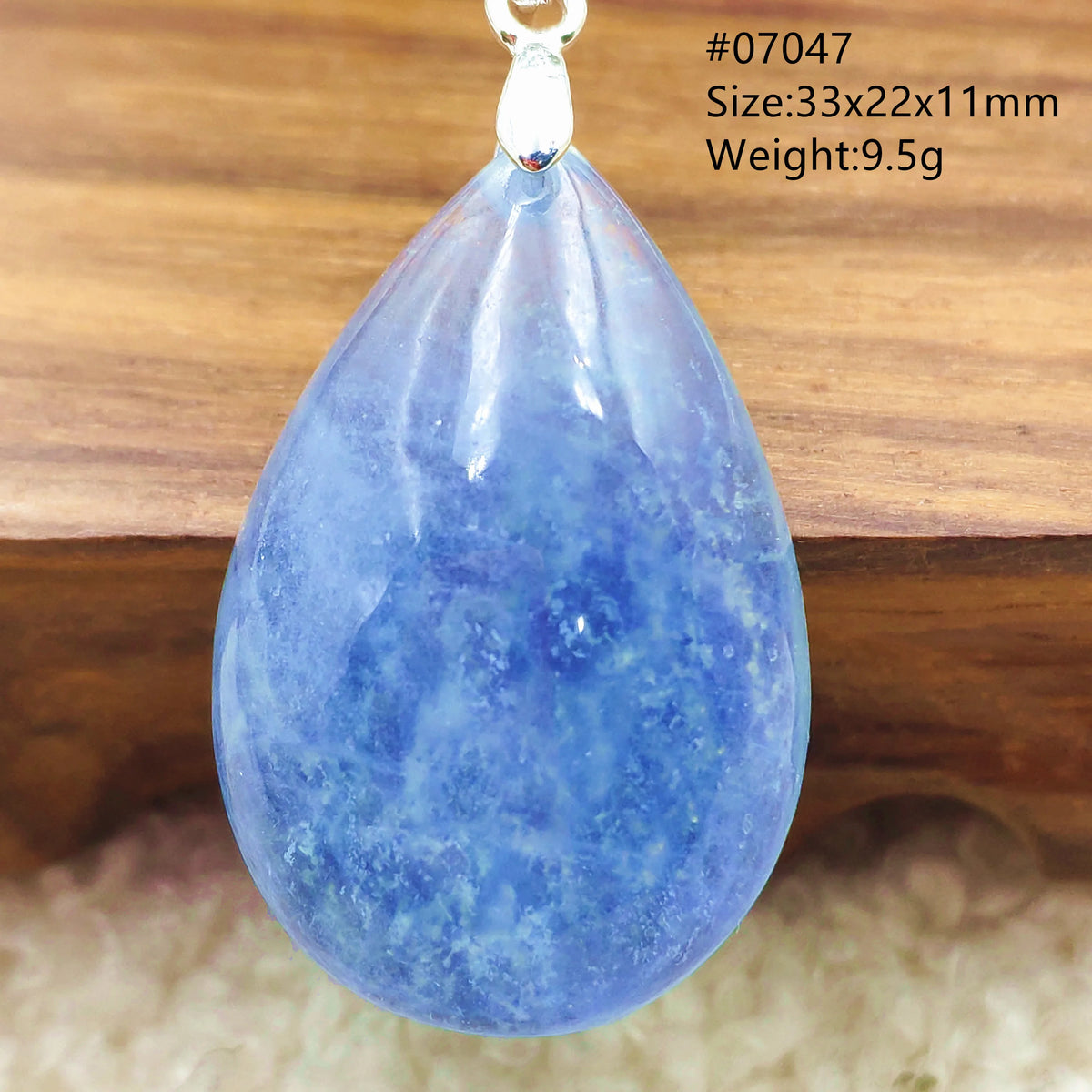 Blue Aquamarine Pendant-ToShay.org