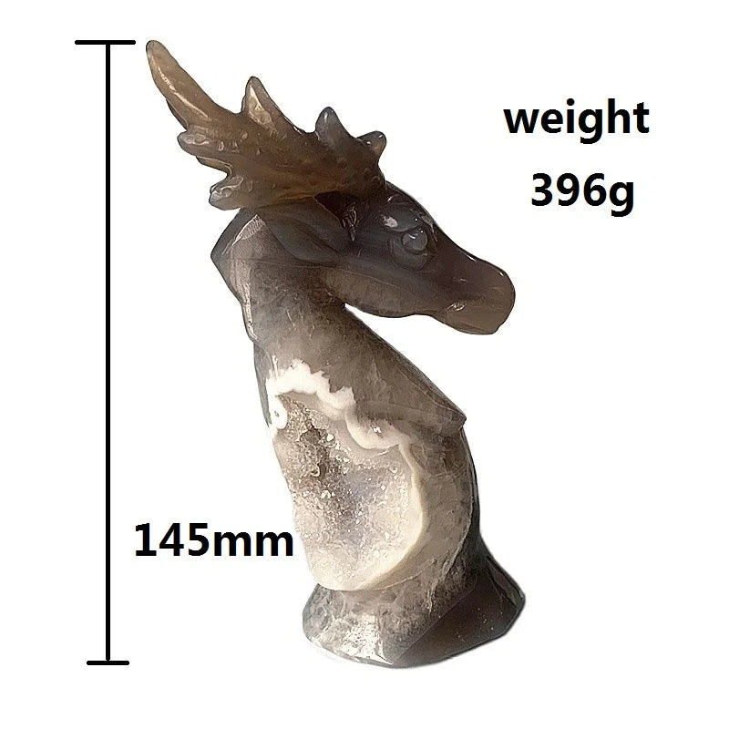 Brown White Agate Geode Deer-ToShay.org