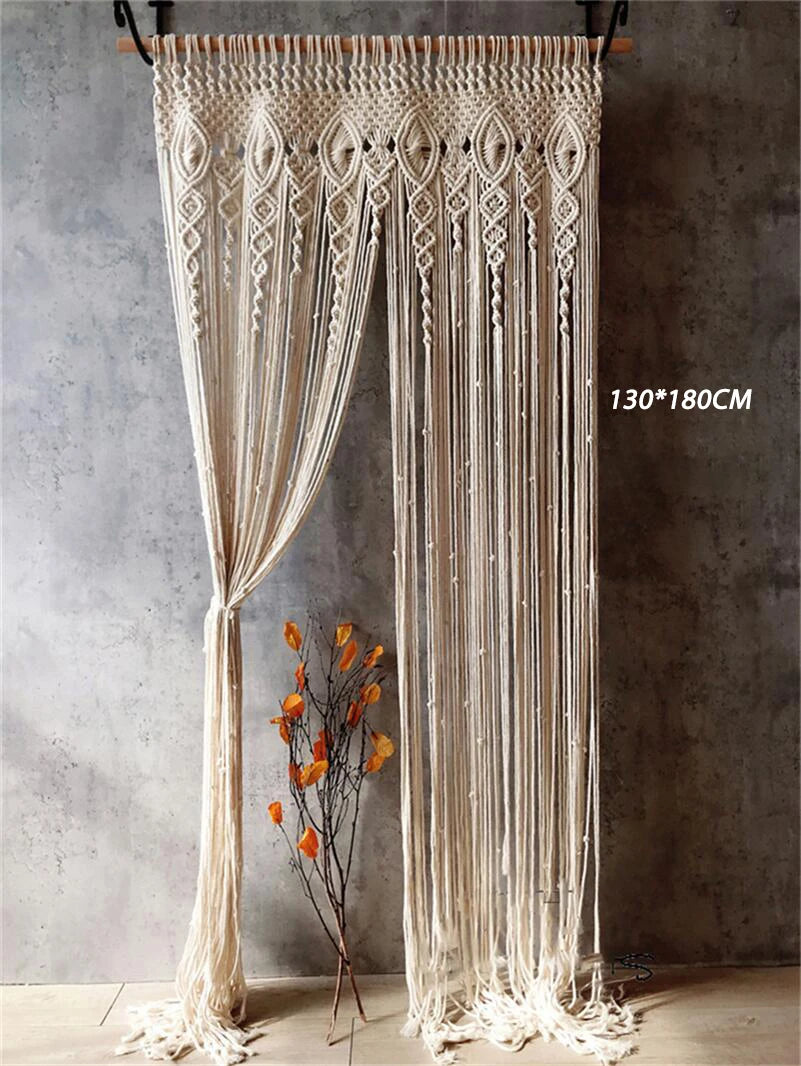 Macrame Door Curtain-ToShay.org