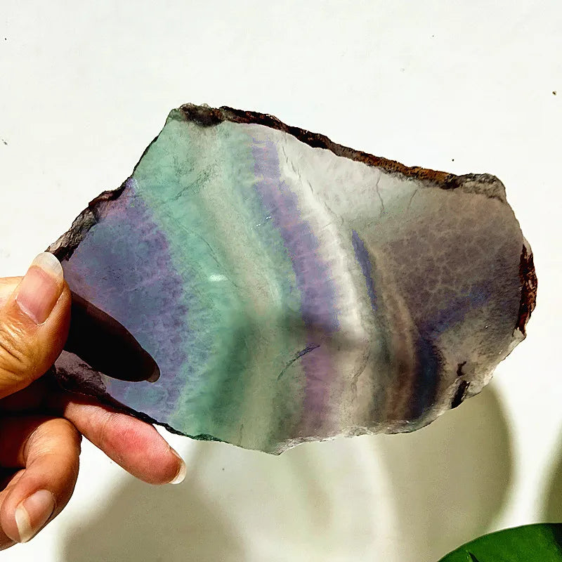 Rainbow Fluorite Slice-ToShay.org