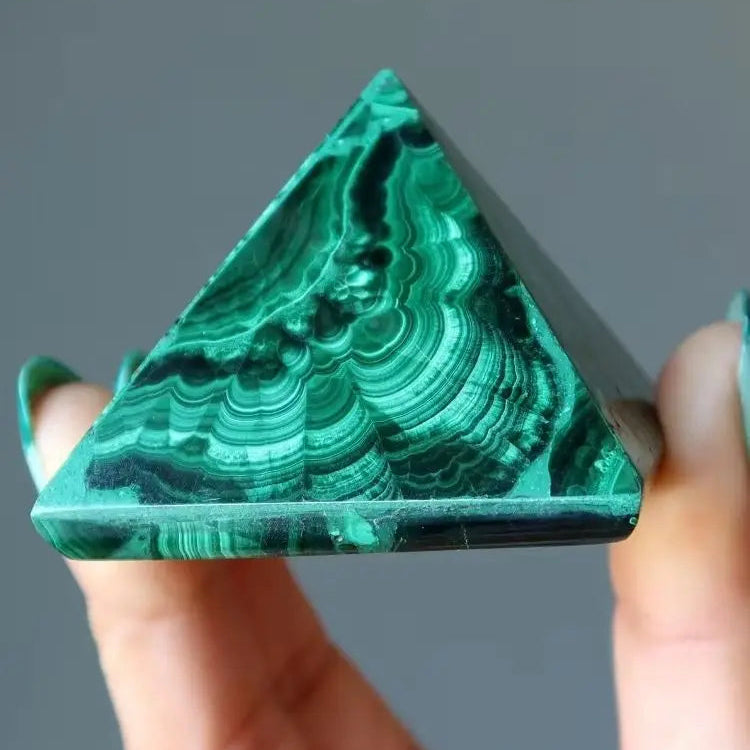 Green Malachite Pyramids-ToShay.org