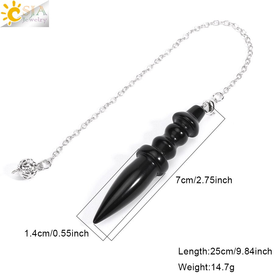 Mixed Crystal Dowsing Pendulum-ToShay.org