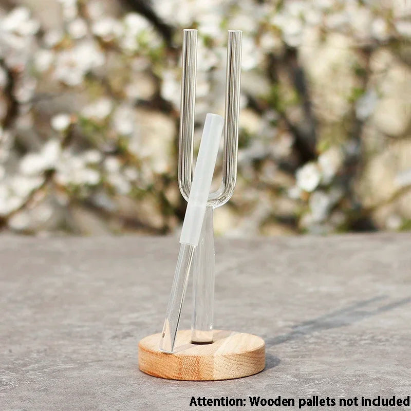 Clear Crystal Tuning Fork-ToShay.org