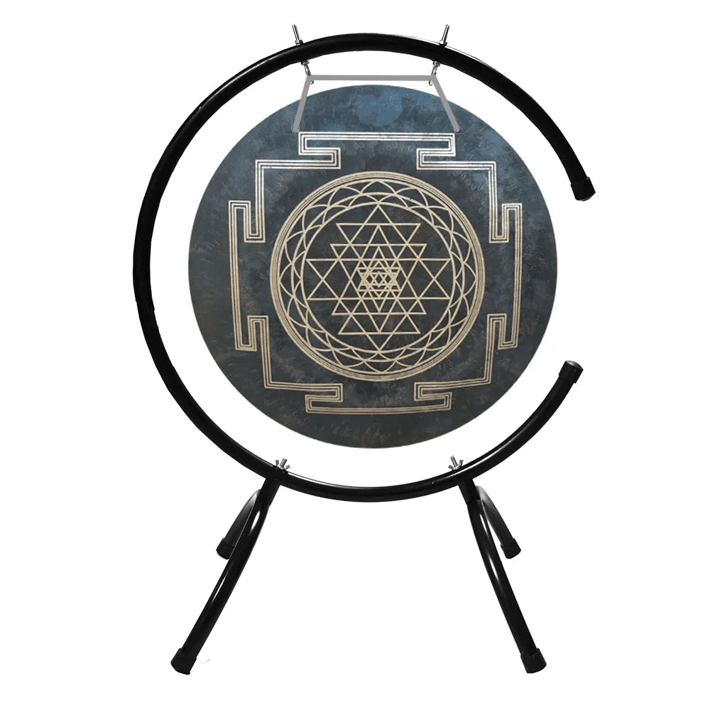 Black Sri Yantra Gong-ToShay.org