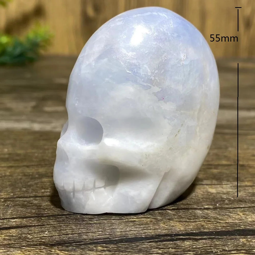 Blue Crystal Quartz Skull-ToShay.org
