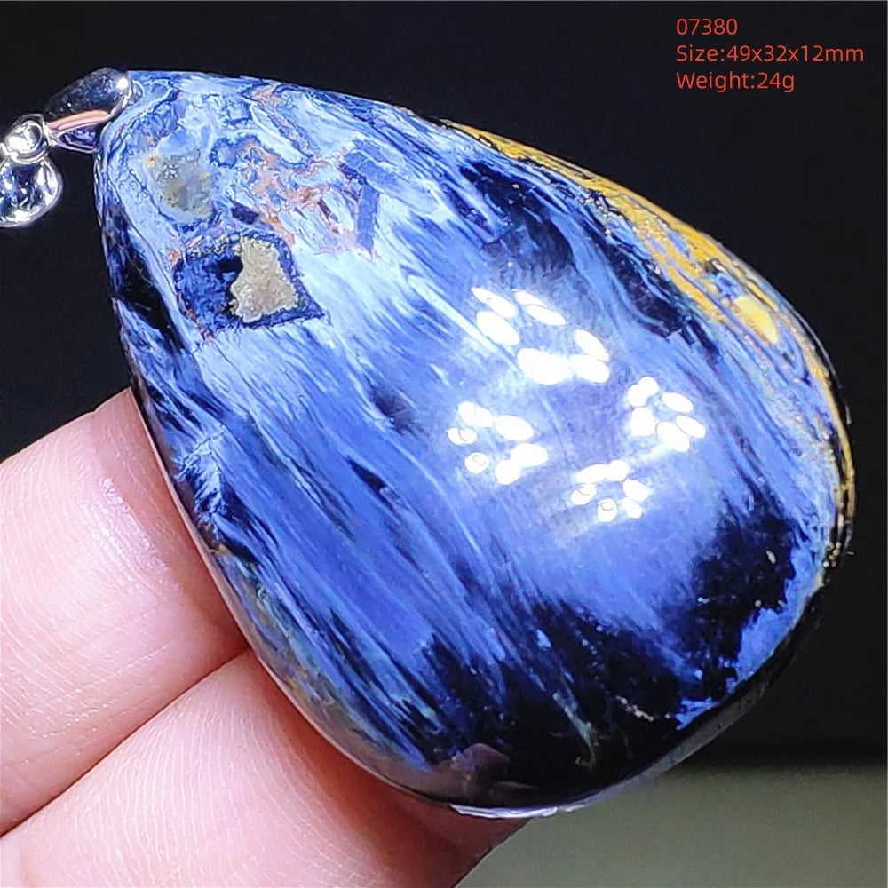 Blue Pietersite Pendant-ToShay.org