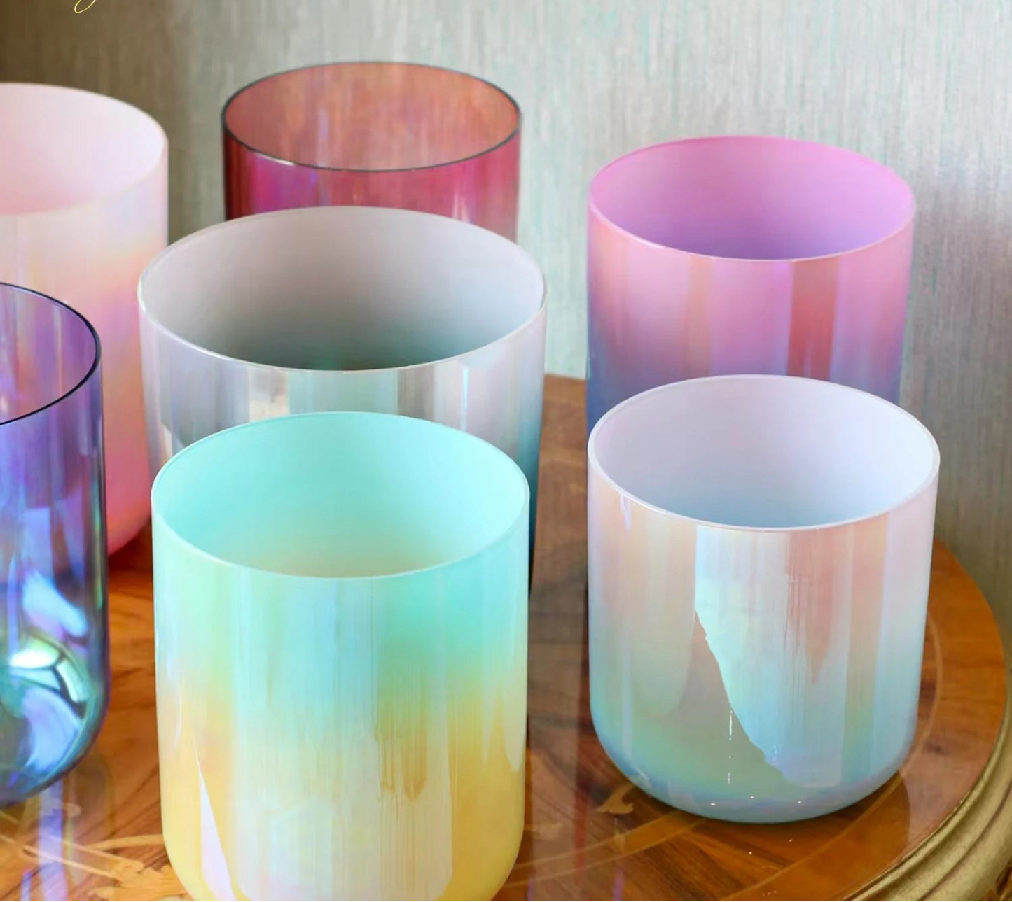 Mixed Crystal Singing Bowls-ToShay.org