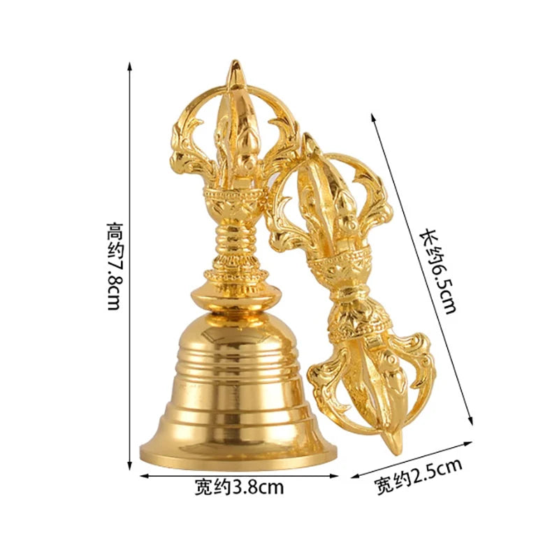 Gold Vajra Bell-ToShay.org