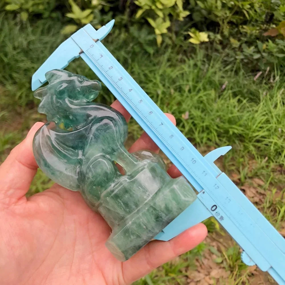 Green Fluorite Dragon-ToShay.org