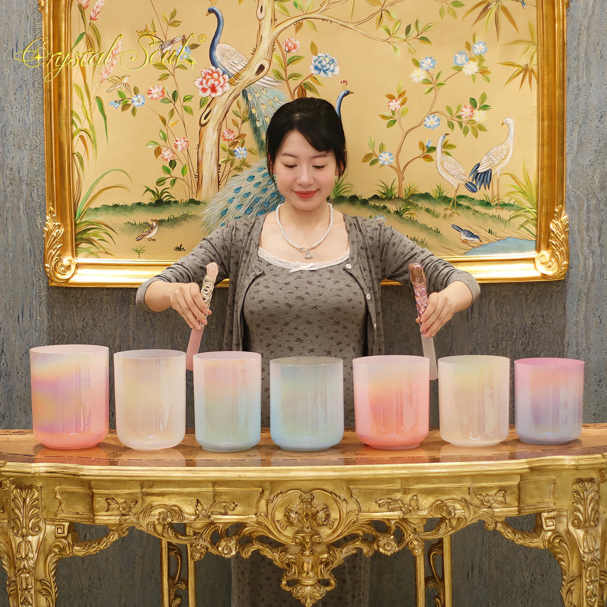 Mixed Alchemy Crystal Singing Bowls-ToShay.org