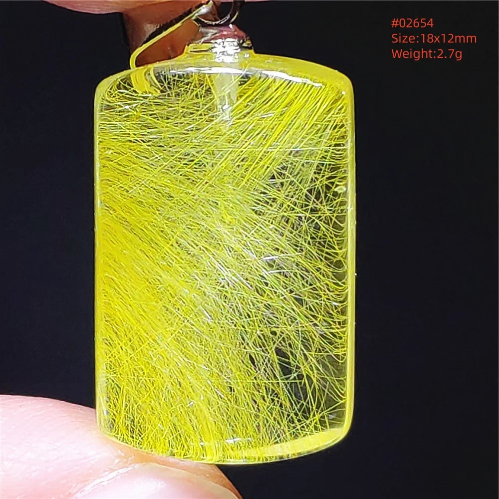 Copper Rutilated Quartz Pendant-ToShay.org