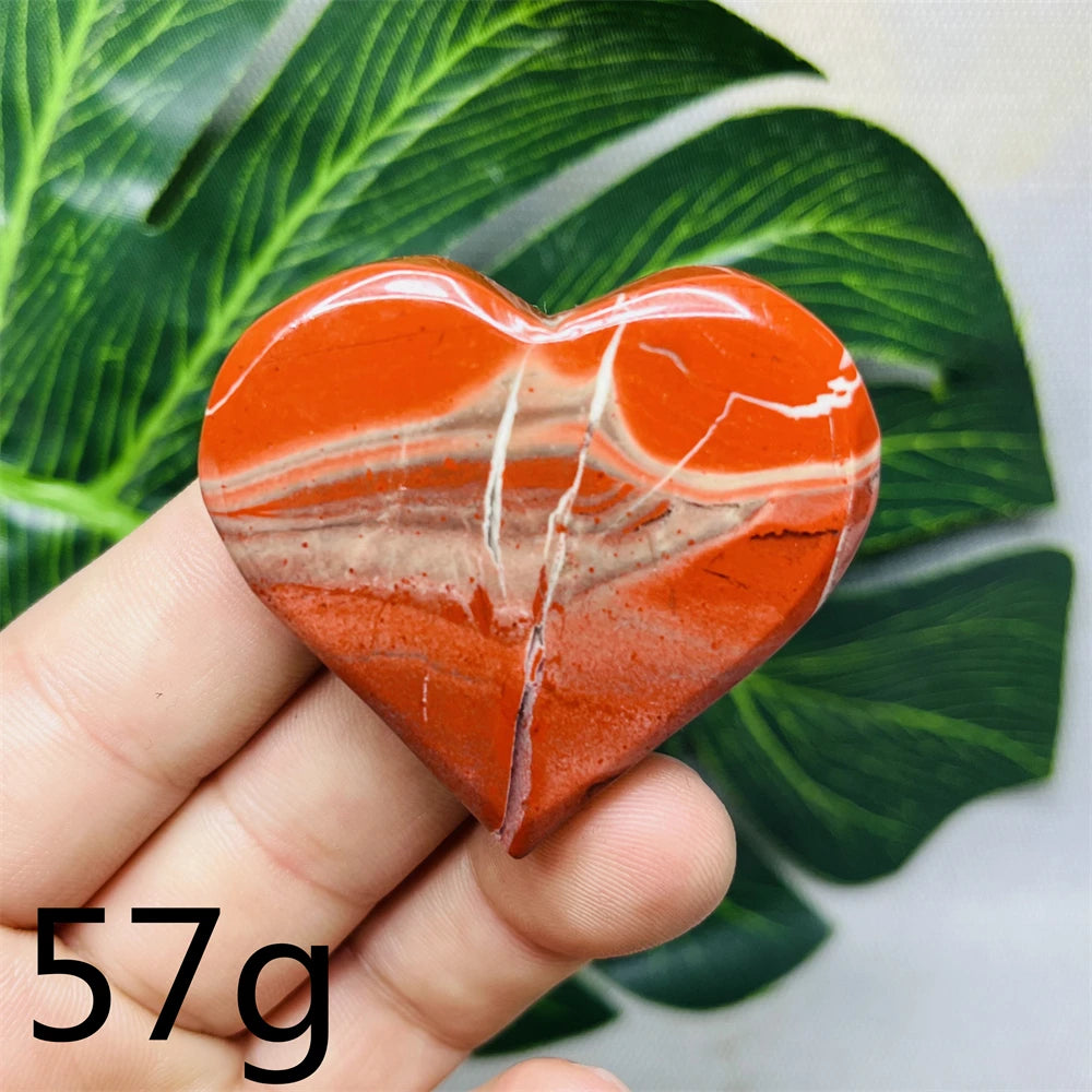 Red Jade Agate Heart-ToShay.org