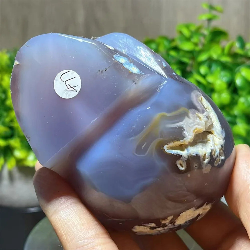 Grey Agate Druzy Skull-ToShay.org