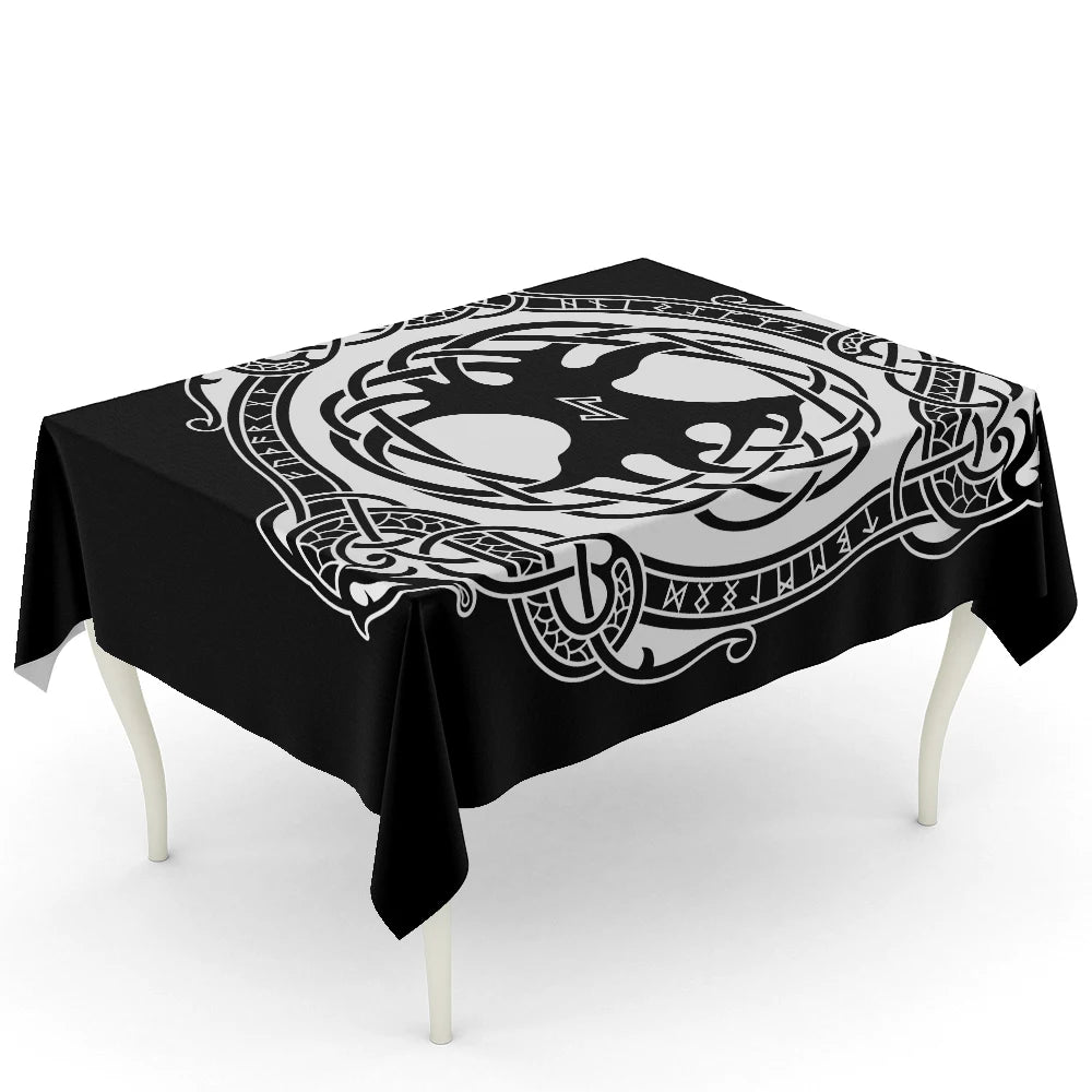 Rune Art Tablecloth-ToShay.org