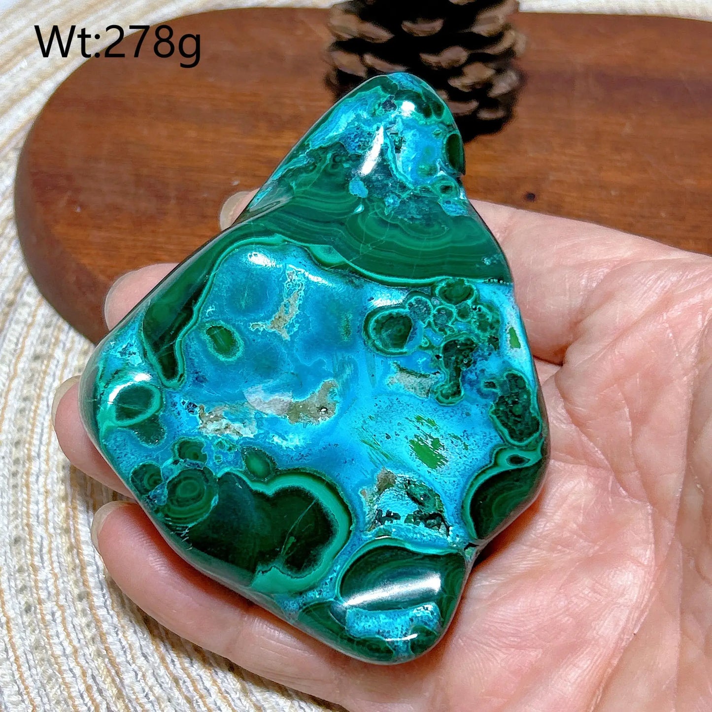 Green Chrysocolla Malachite Stone-ToShay.org