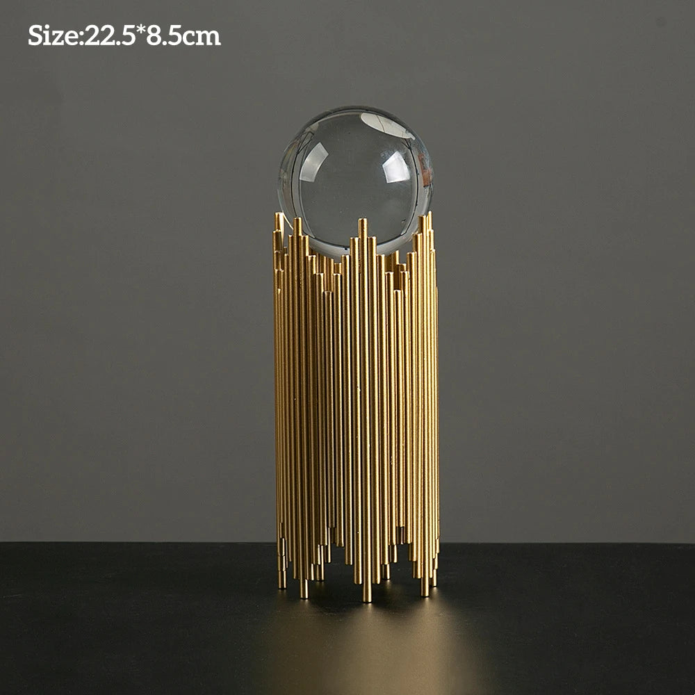 Gold Crystal Ball Stands-ToShay.org