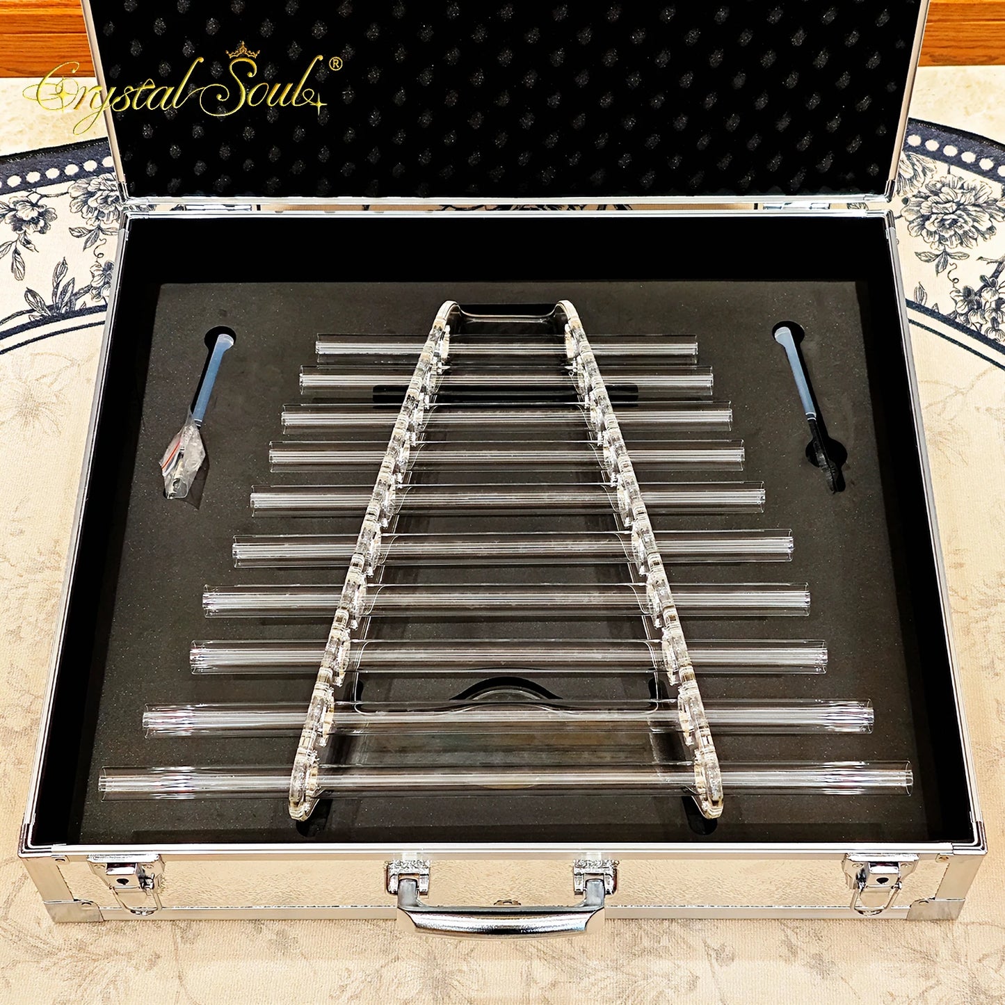 Clear Crystal Singing Harp-ToShay.org