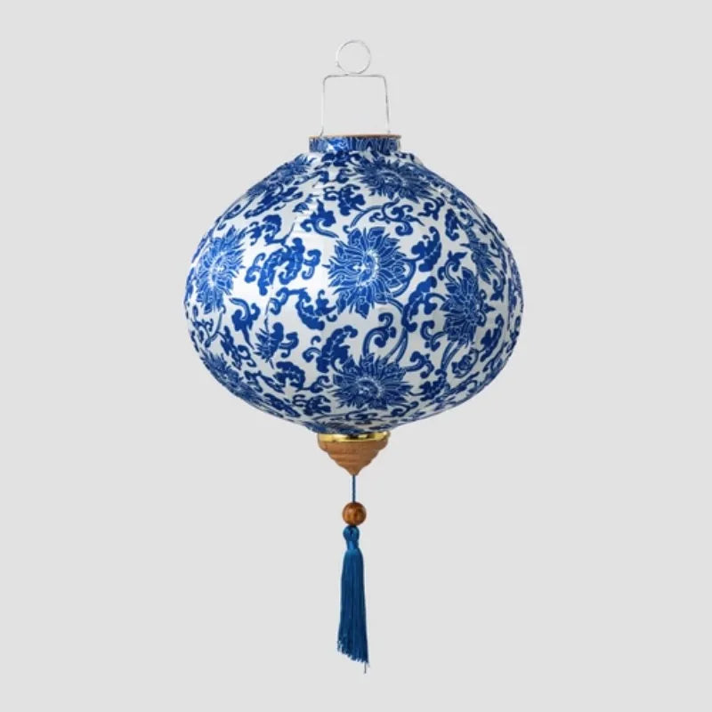 Flower Print Cloth Lantern-ToShay.org