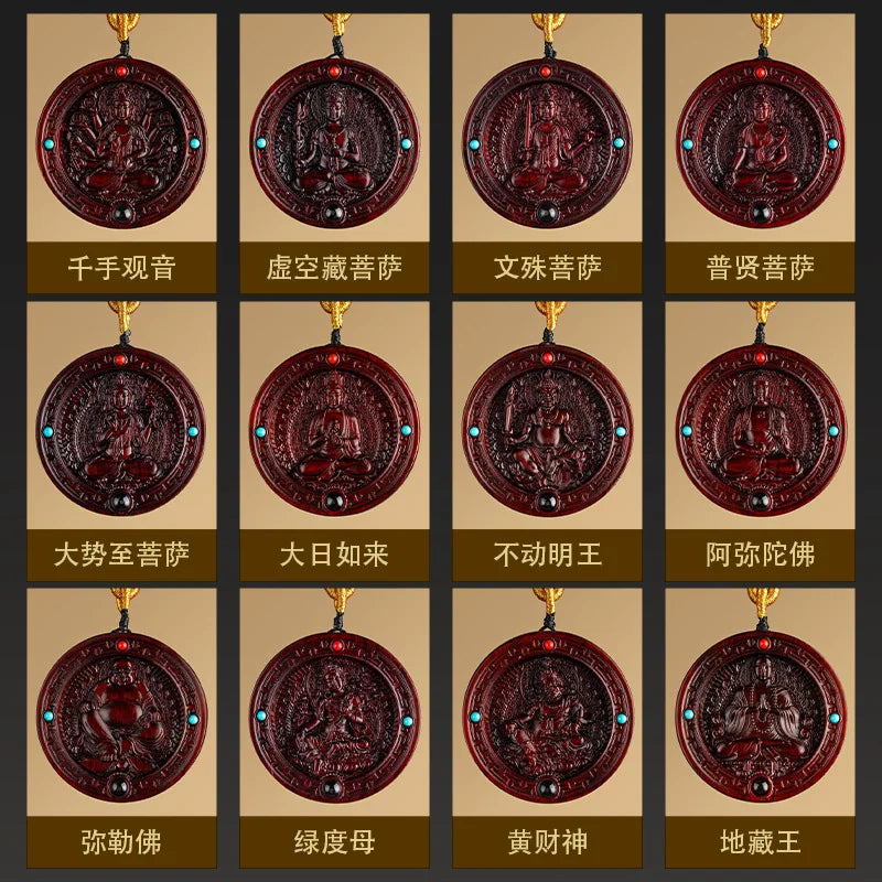 Sandalwood Ksitigarbha Pendant-ToShay.org