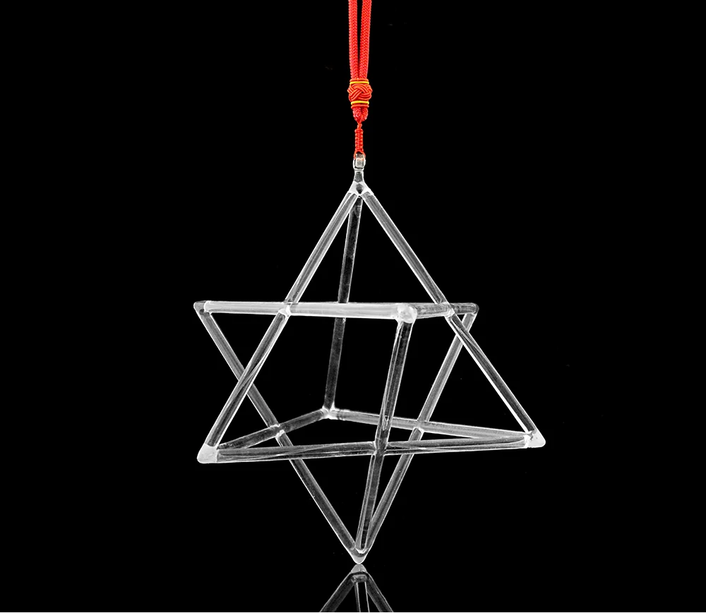 Clear Crystal Singing Pyramid-ToShay.org