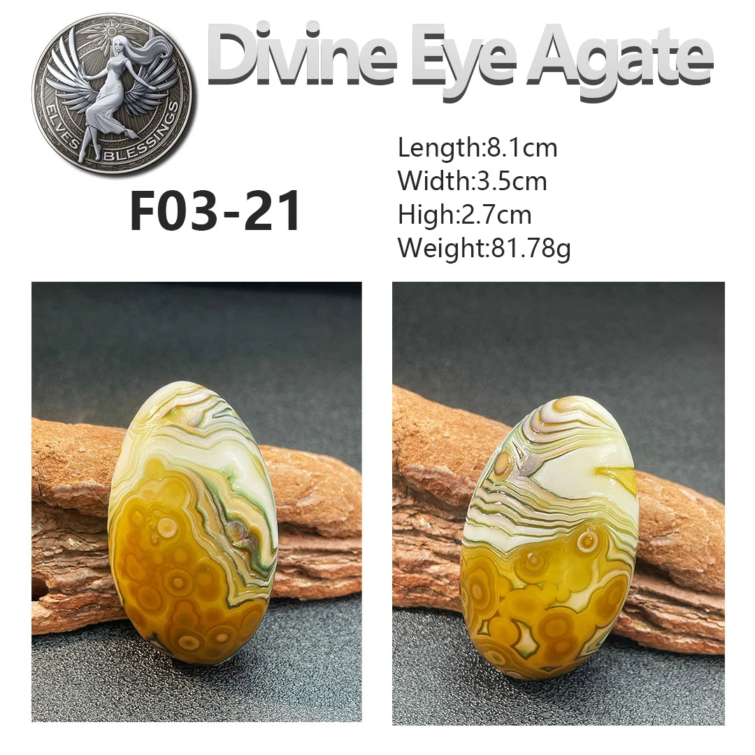 Yellow Flower Wishing Agate-ToShay.org