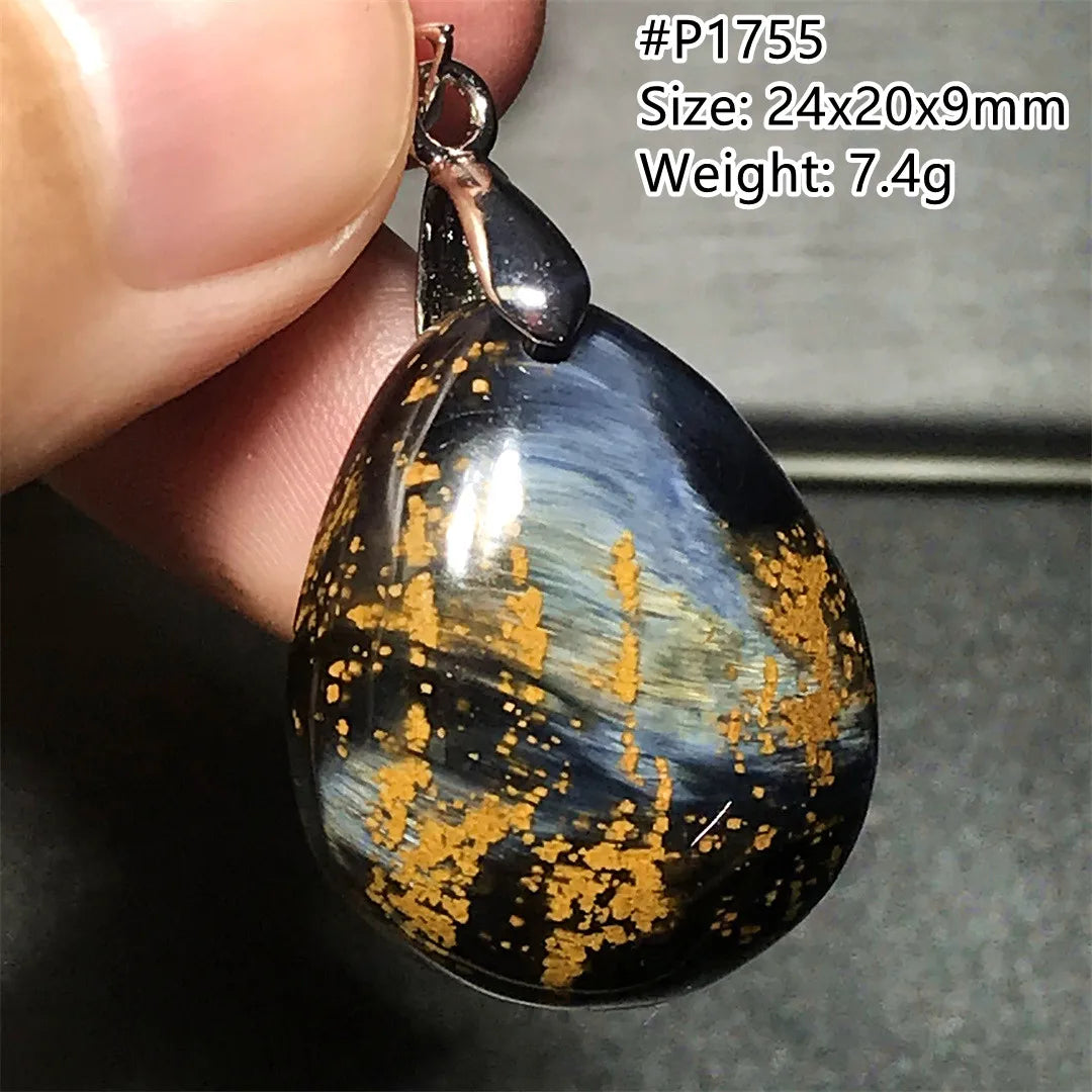 Blue Pietersite Pendant-ToShay.org
