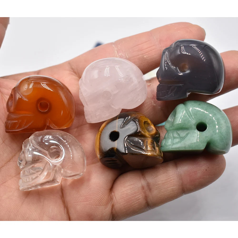 Mixed Crystal Skull Beads-ToShay.org