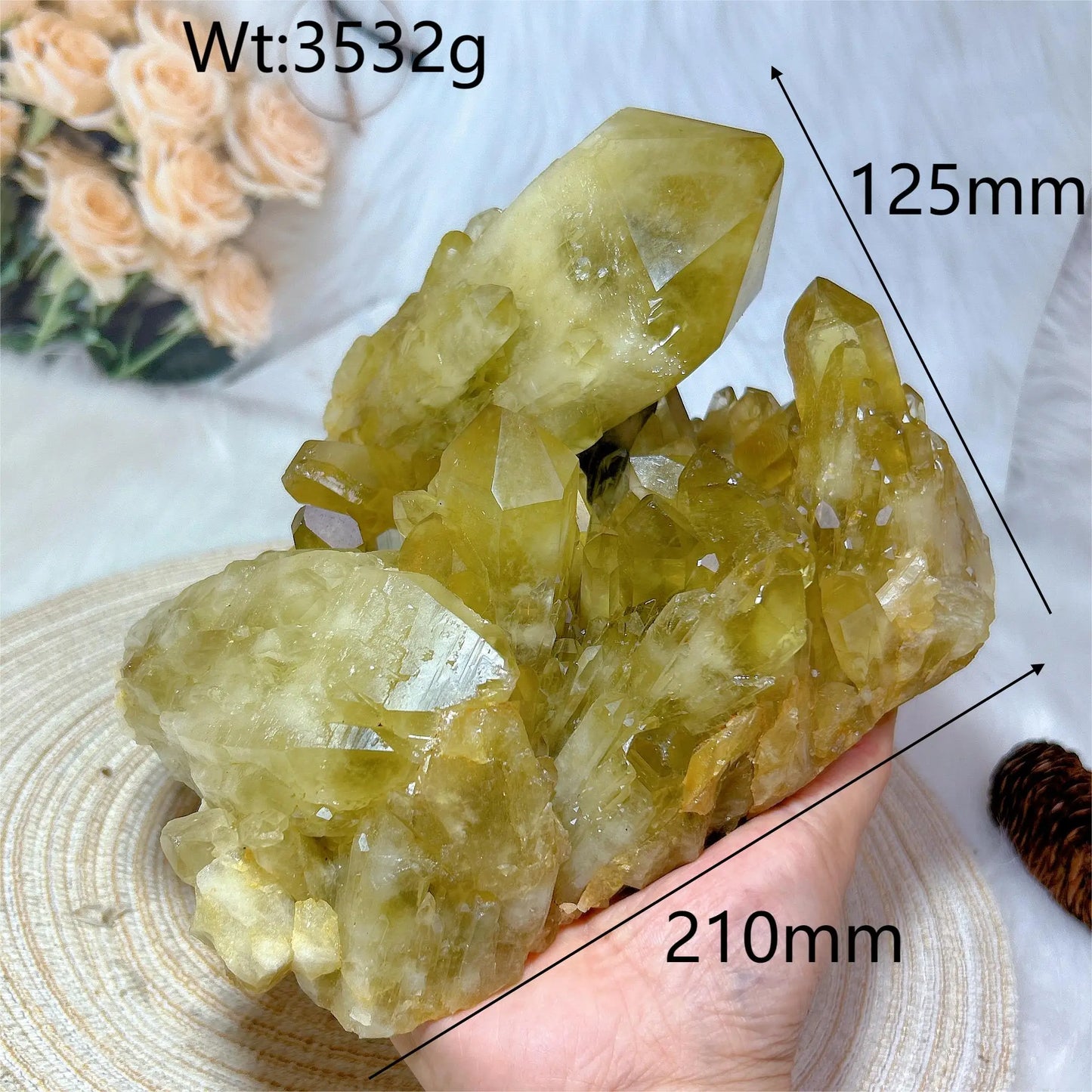 Yellow Citrine Cluster-ToShay.org