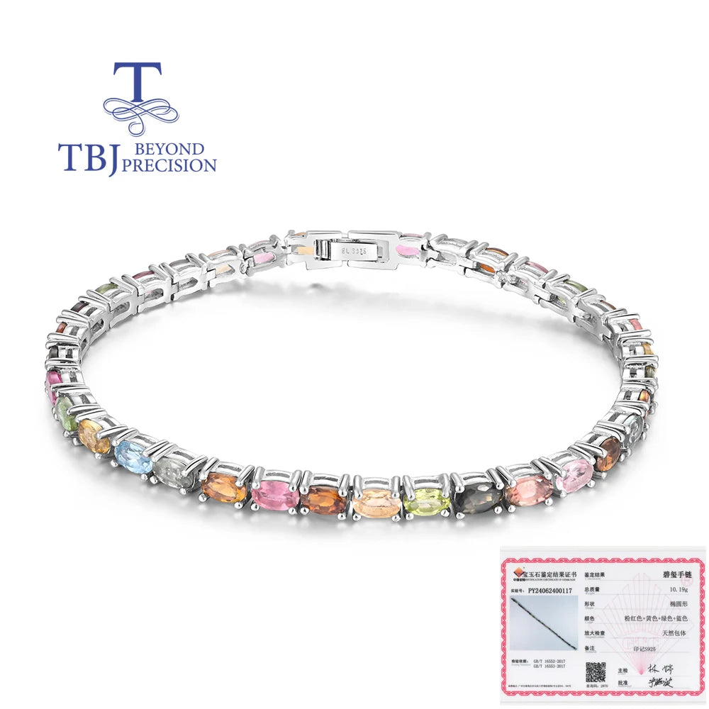 Mixed Tourmaline Bracelet-ToShay.org