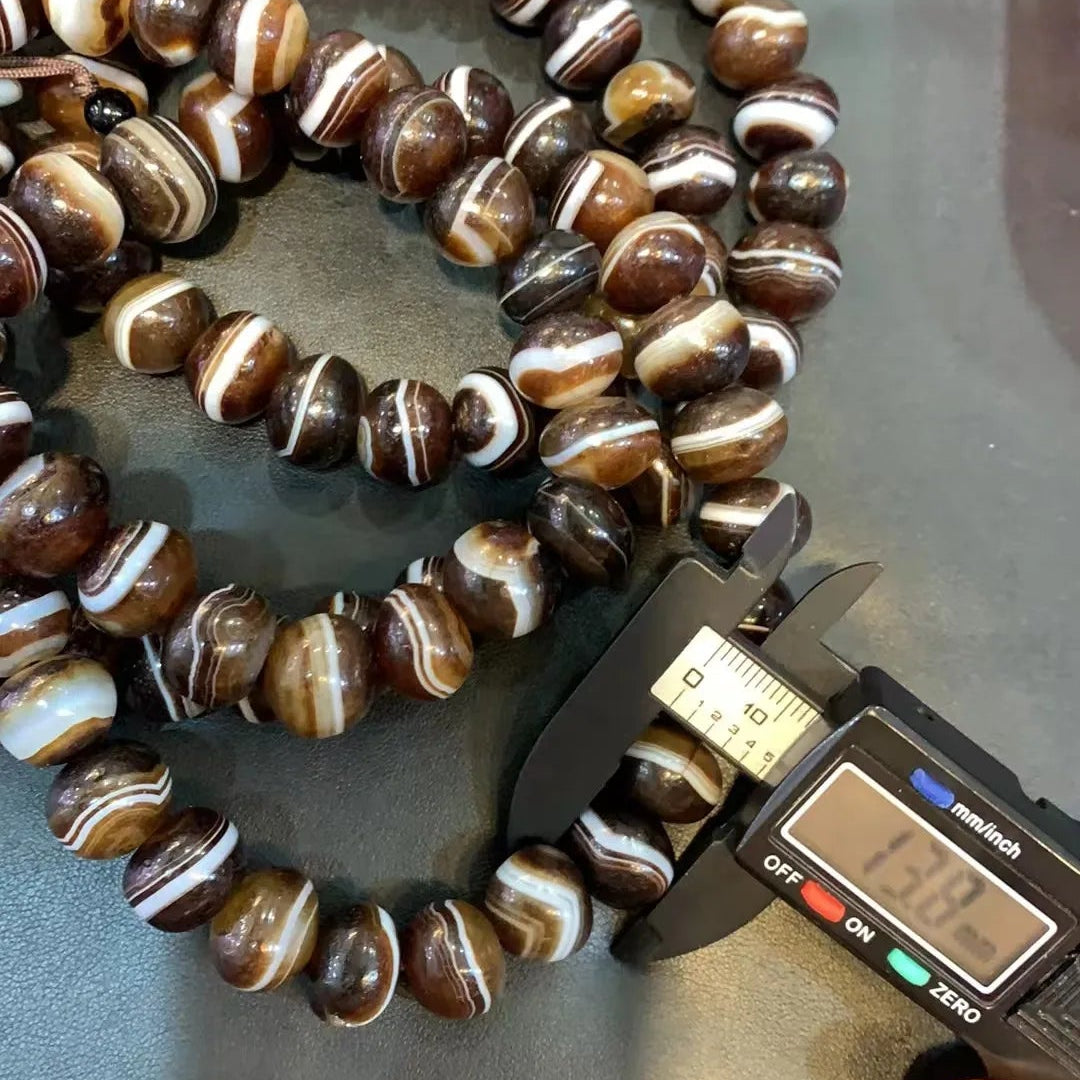 Brown Agate Buddha Beads-ToShay.org