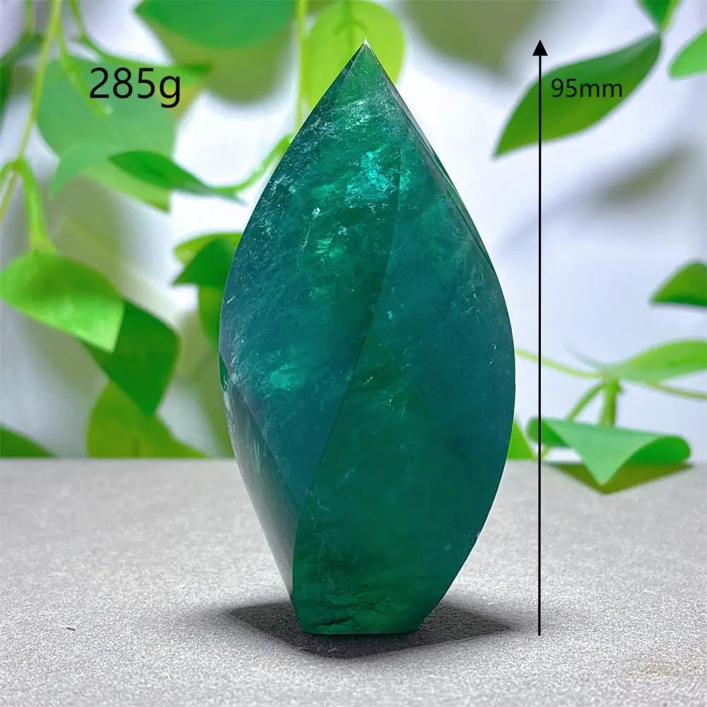 Green Fluorite Flame Stone-ToShay.org