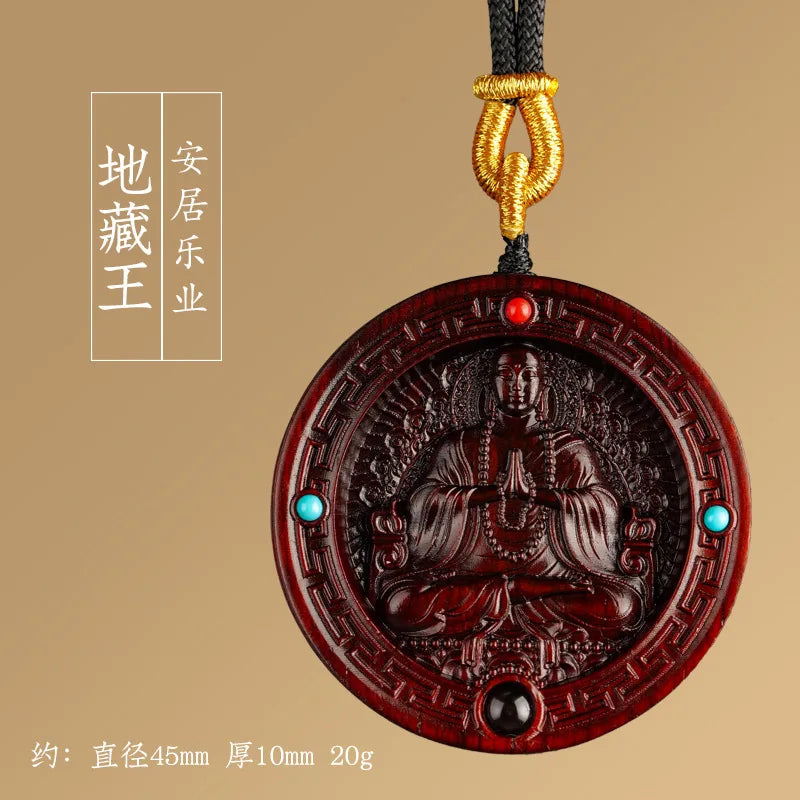 Sandalwood Buddha Pendant-ToShay.org