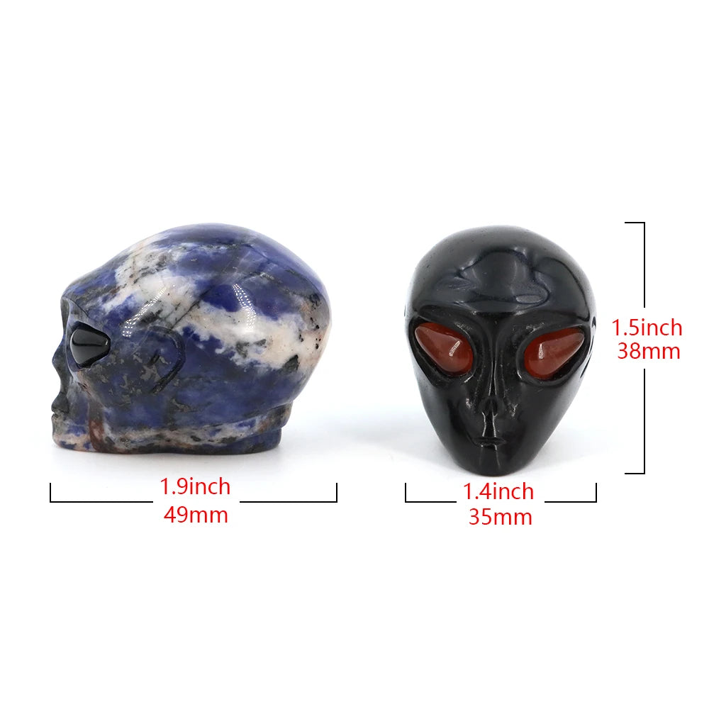 Mixed Crystal Alien Skulls-ToShay.org