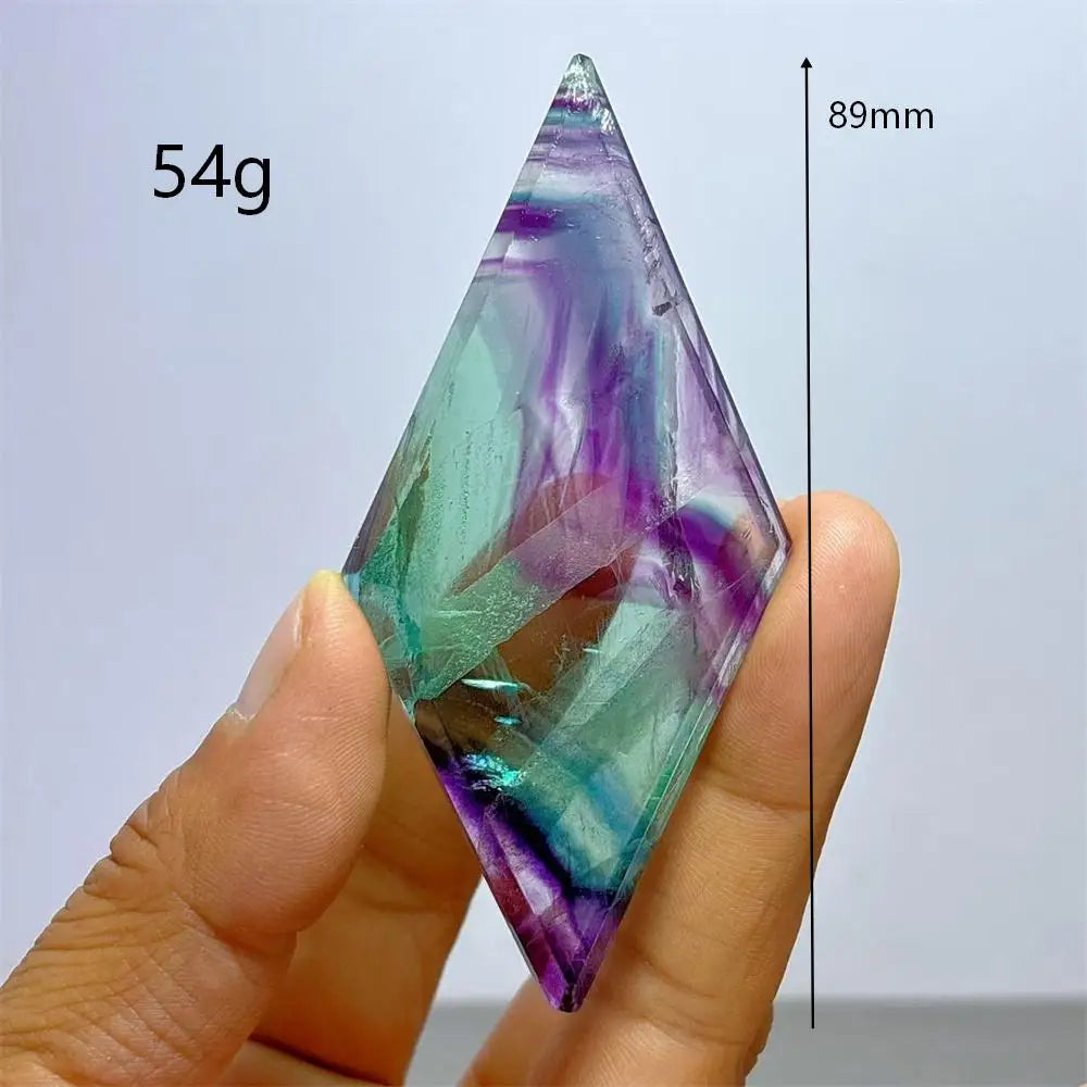 Rainbow Fluorite Rhombus-ToShay.org