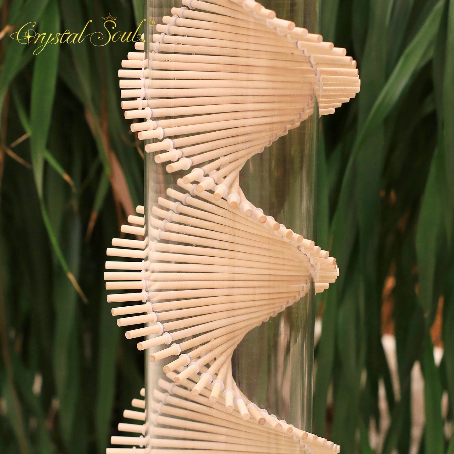 Clear Crystal Rain Stick-ToShay.org