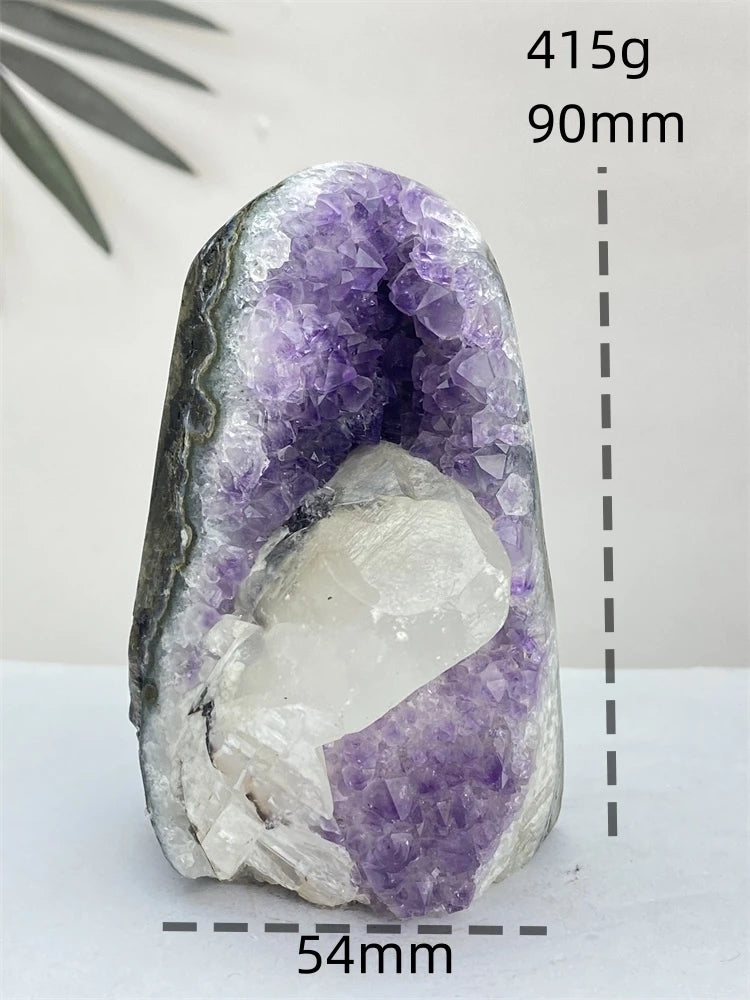 Purple Amethyst Crystal Geode-ToShay.org