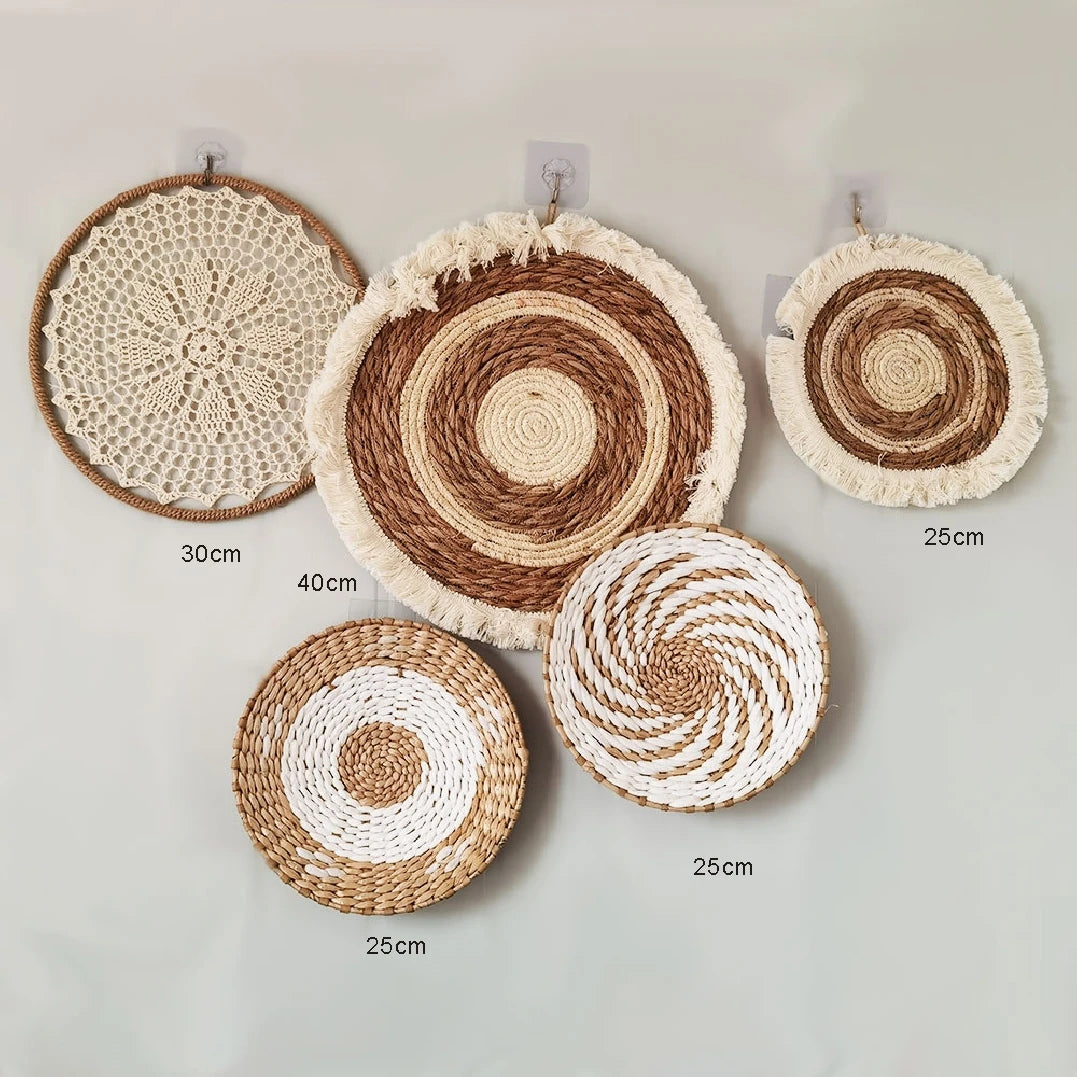 Straw Rattan Wall Basket-ToShay.org