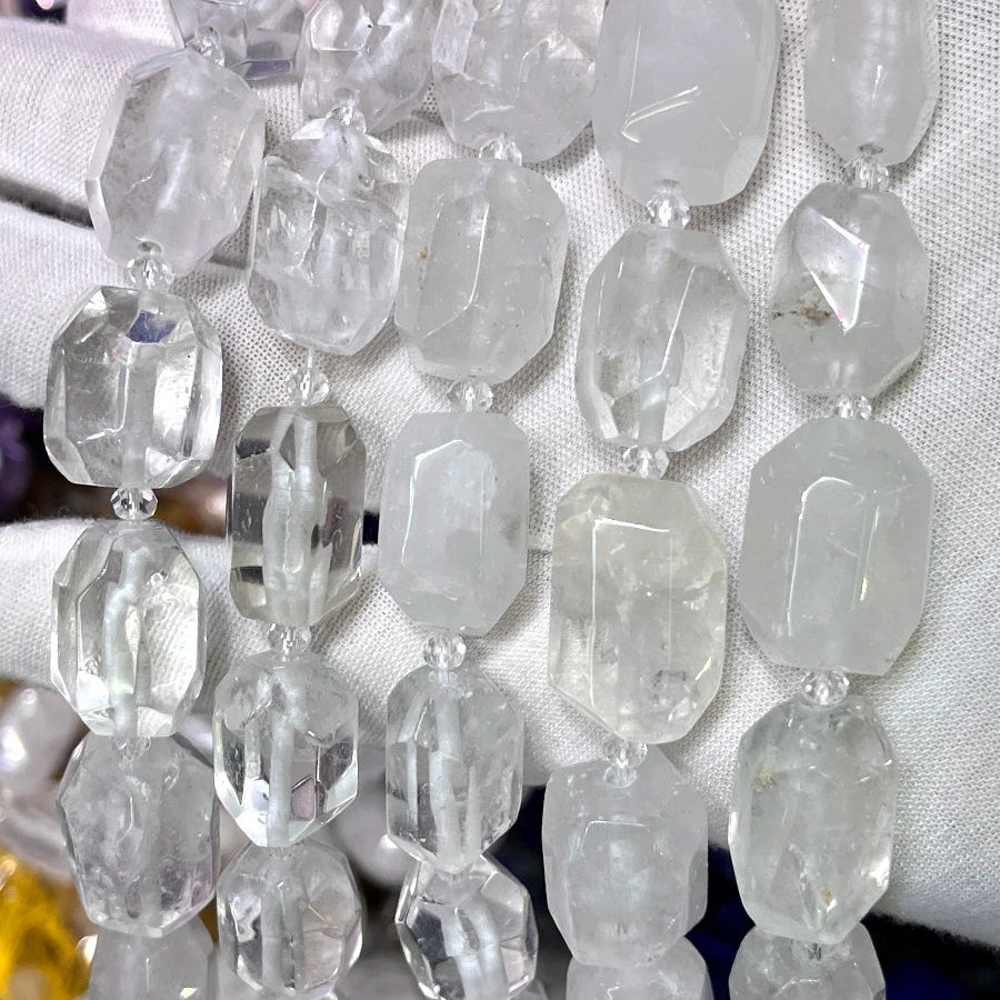 White Crystal Beads-ToShay.org