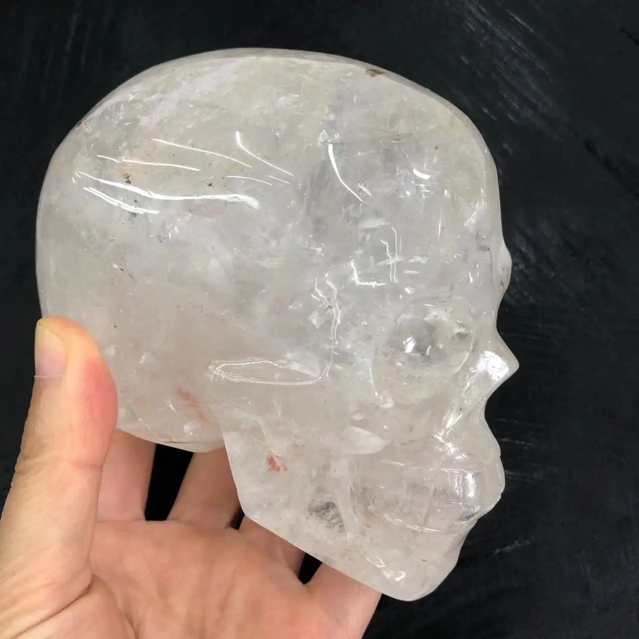 White Quartz Crystal Skull-ToShay.org