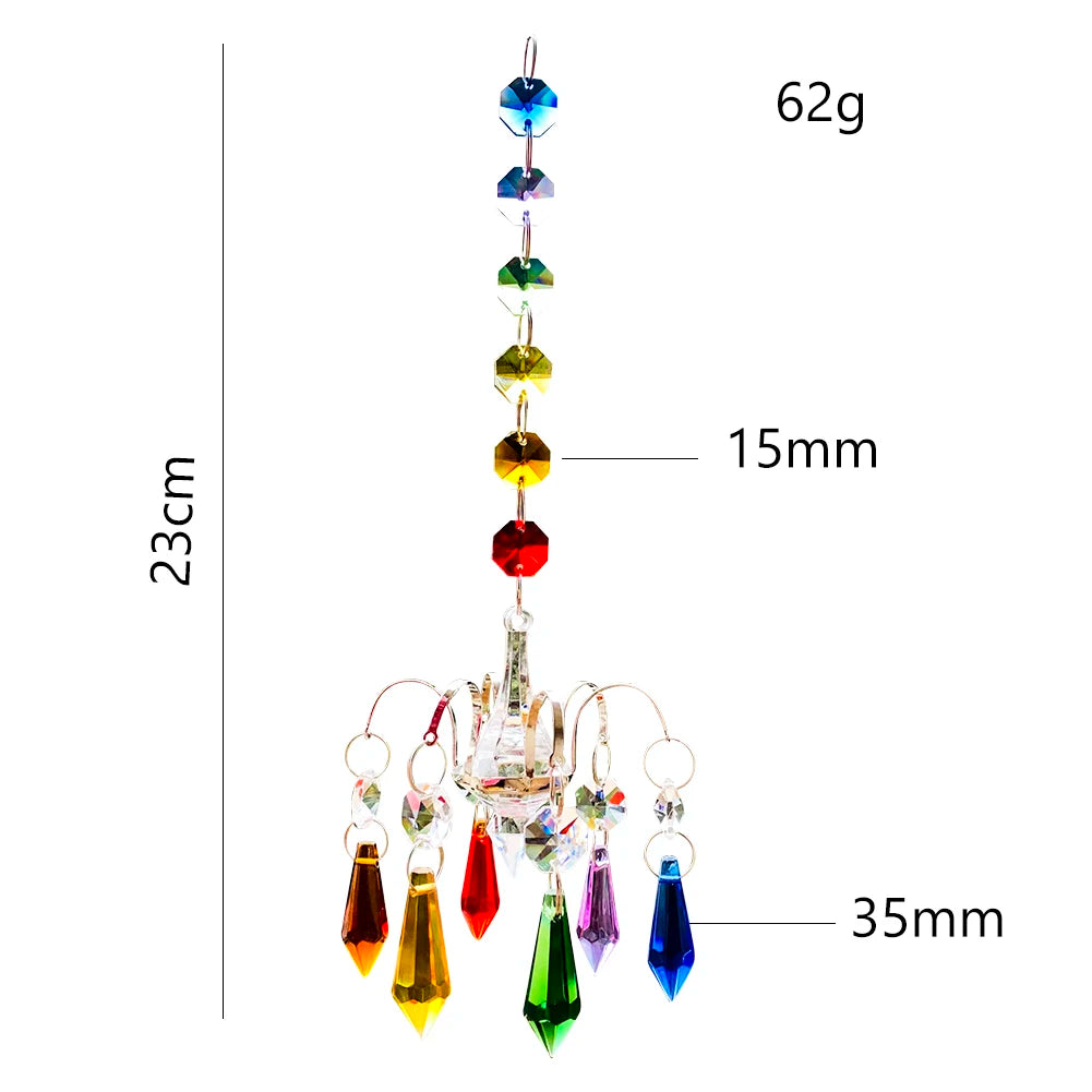 Chakra Crystal Chandelier-ToShay.org